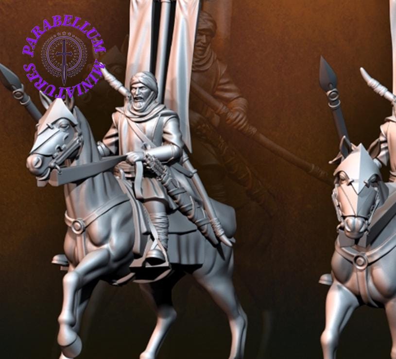 Regular snake warriors on horse
