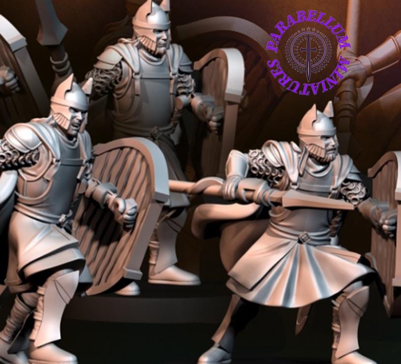 6x High Human warriors with spear