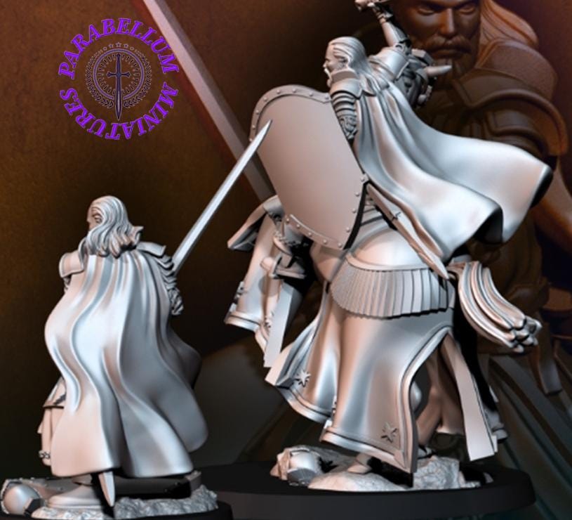 High Human King without helmet - foot and mounted