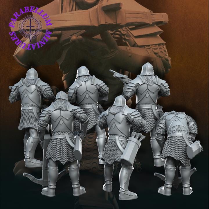 Bloody handed armoured orc with crossbow