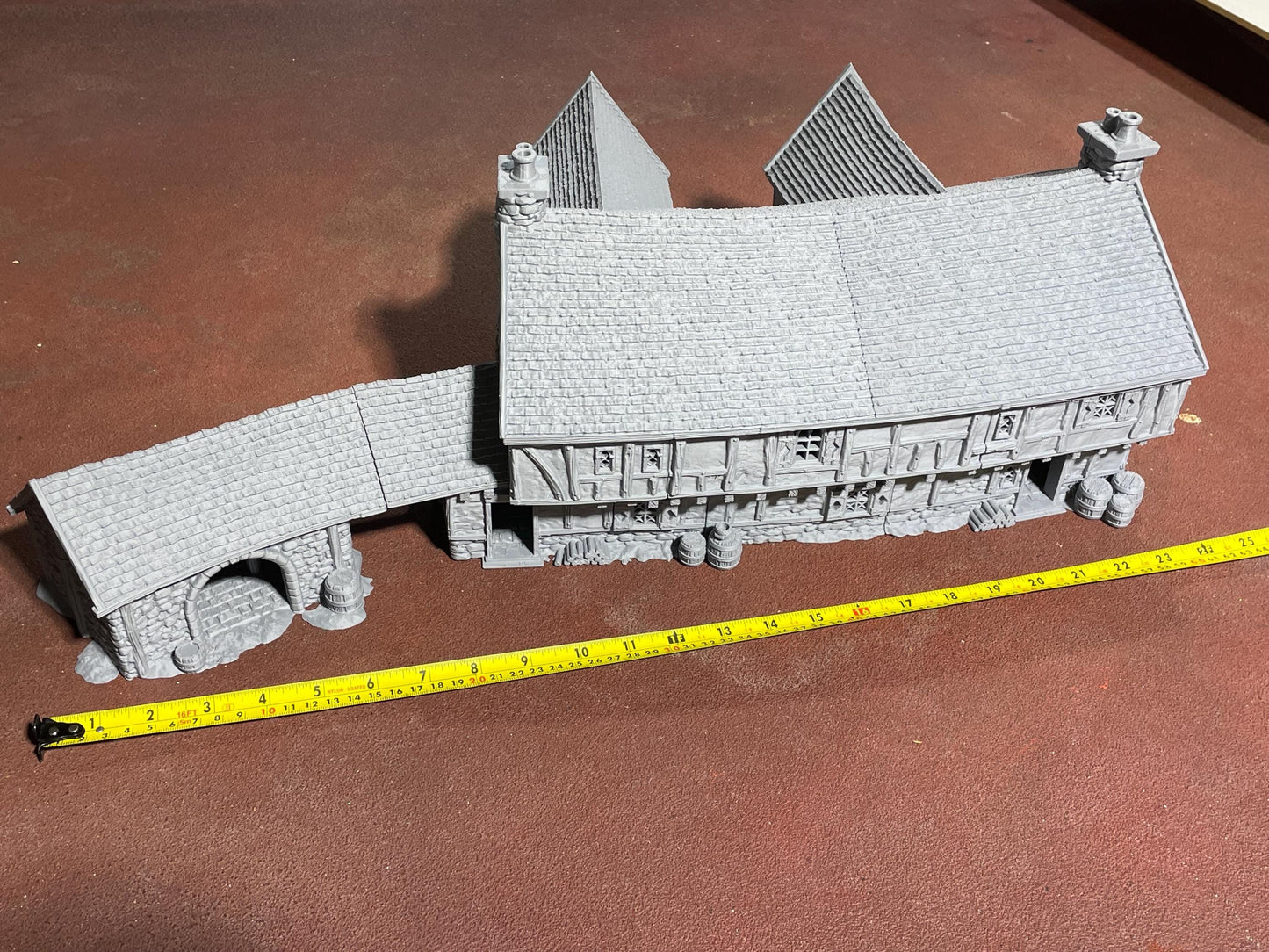 Leaping Frog Inn (Briarwood by DarkRealms) 32mm, 28mm, 15mm Scale 3D Printed Scenery for Wargaming Dnd and Warhammer