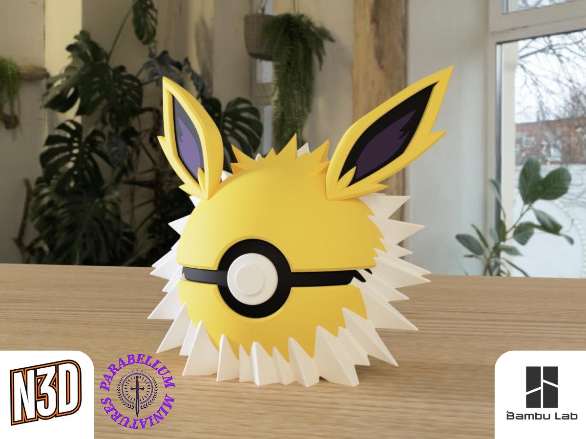 Eevee, Jolteon, Vaporeon, Flareon, Espeon, Umbreon, Leafeon, Glaceon and Sylveon Character CritterBall Series Designed by N3D