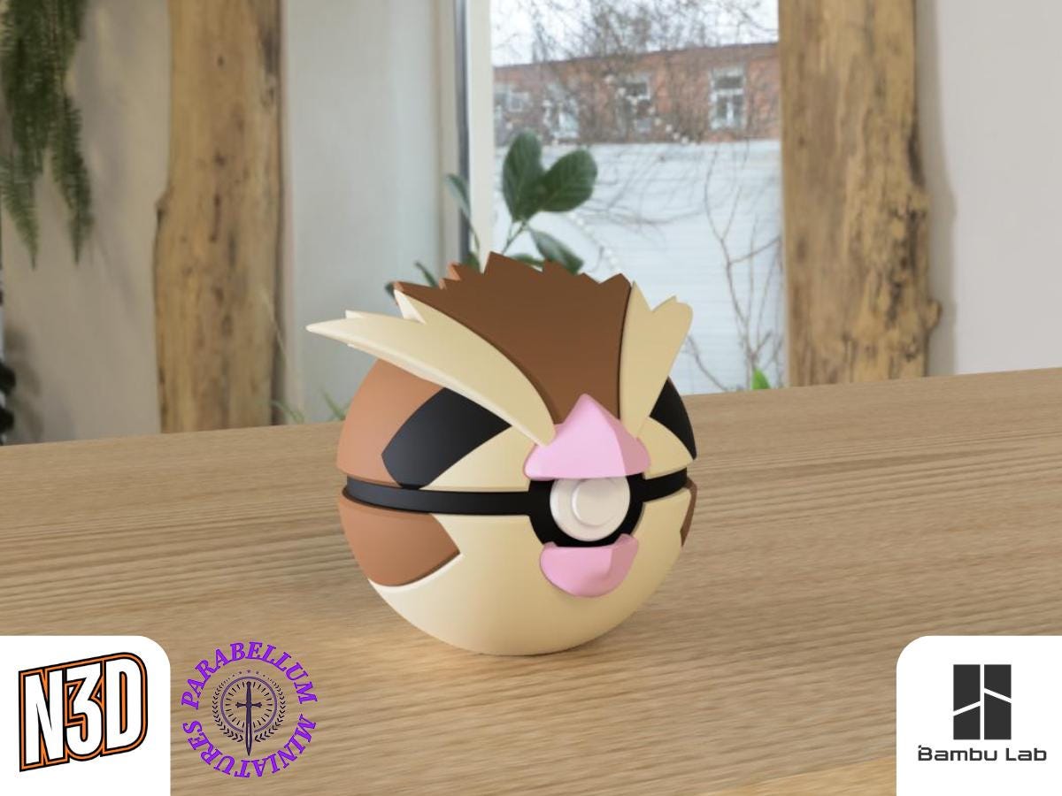 Pidgey, Pidgeotto and Pidgeot Evolution Line, Character CritterBall Series Designed by N3D