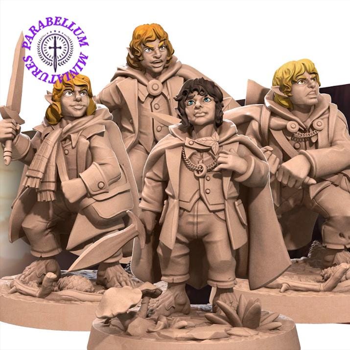 Halflings - The Four Explorers
