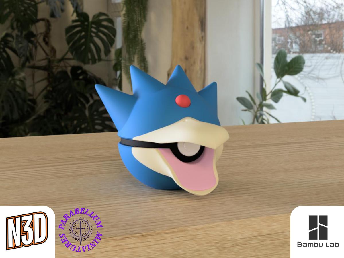 Psyduck And Golduck Evolution Line, Character CritterBall Series Designed by N3D