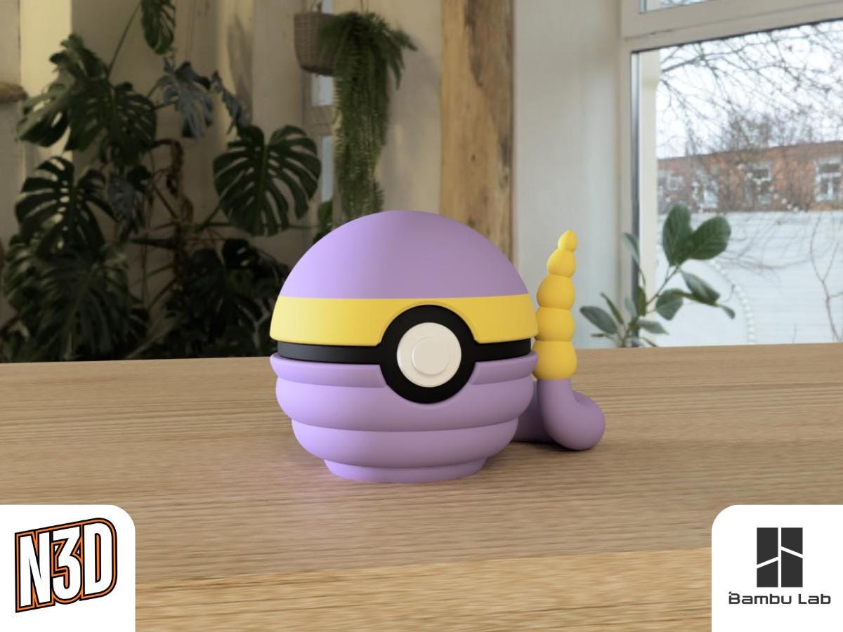 Ekans & Arbok Evolution Line, Character CritterBall Series Designed by N3D