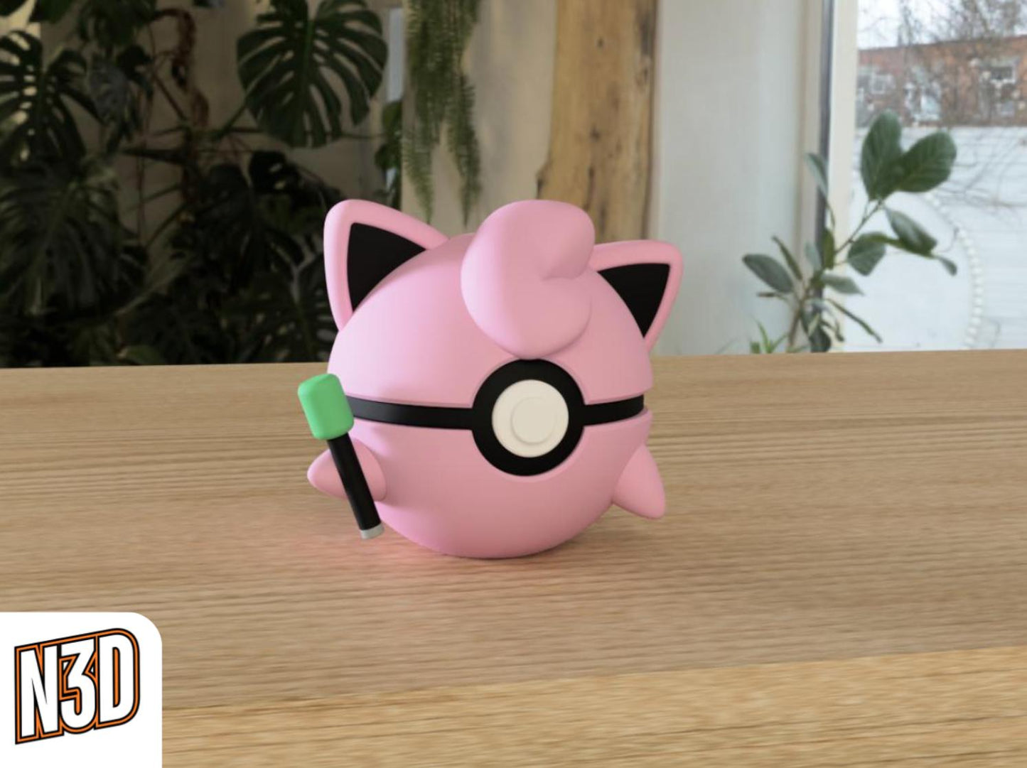 Jigglypuff & Wigglytuff Evolution Line, Character CritterBall Series Designed by N3D