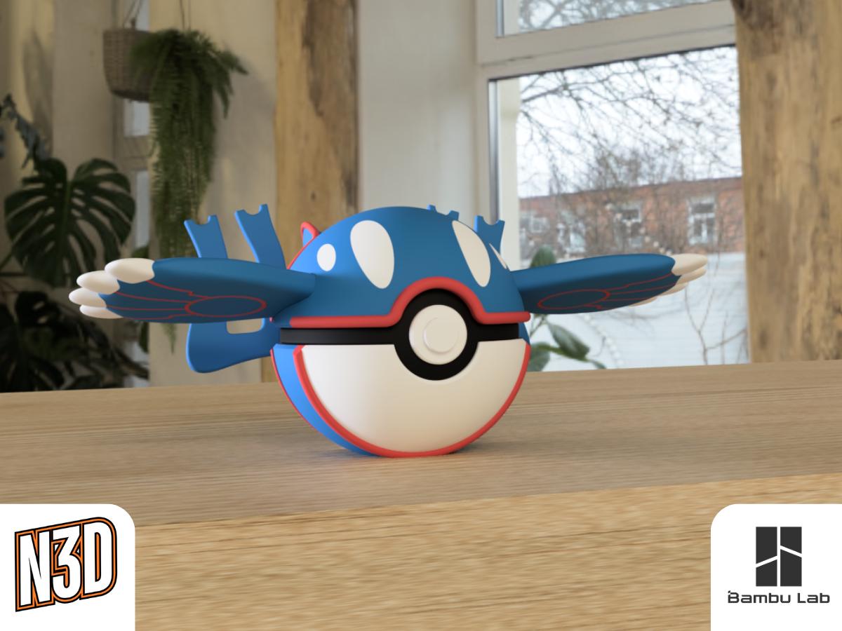 Kyogre, Groudon & Rayquaza Character CritterBall Series Designed by N3D