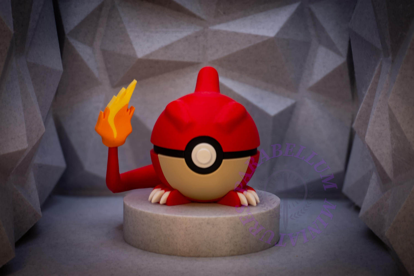 Charmander, Charmeleon & Charizard Evolution Line, Character CritterBall Series Designed by N3D