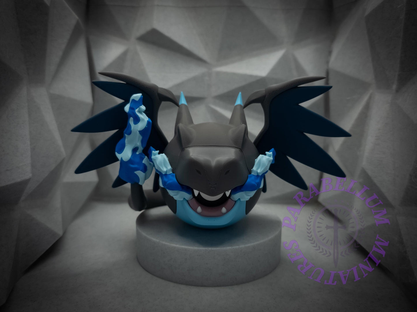 mega charizard x poeball with tail