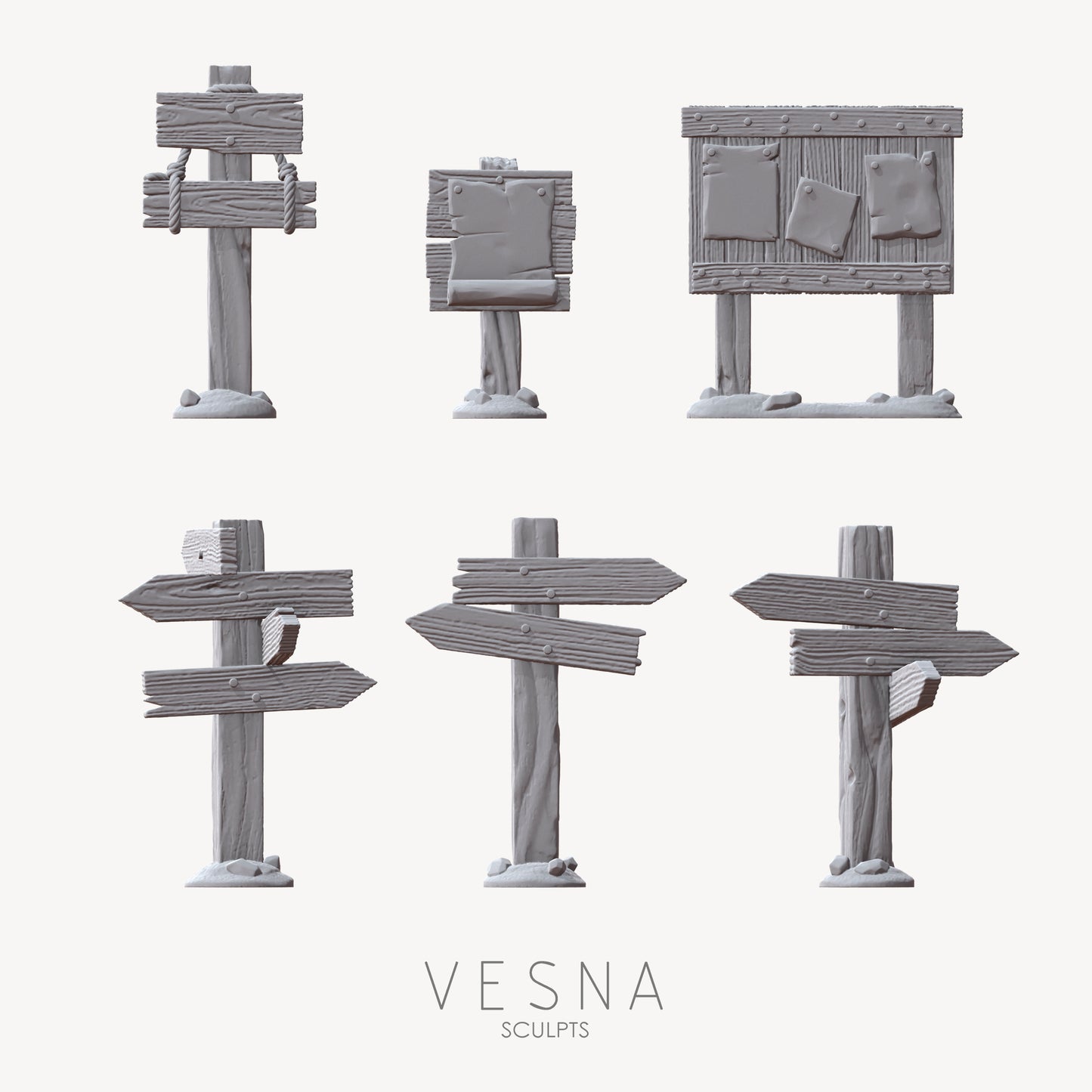 Shop and pub signs 32mm, 28mm, 15mm Scale