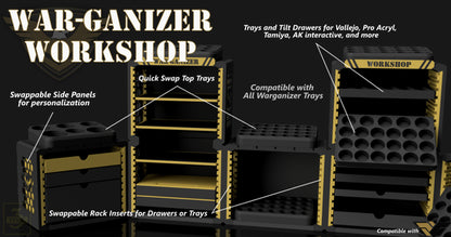 War-Ganizer Workshop – Modular Rack Frame Only