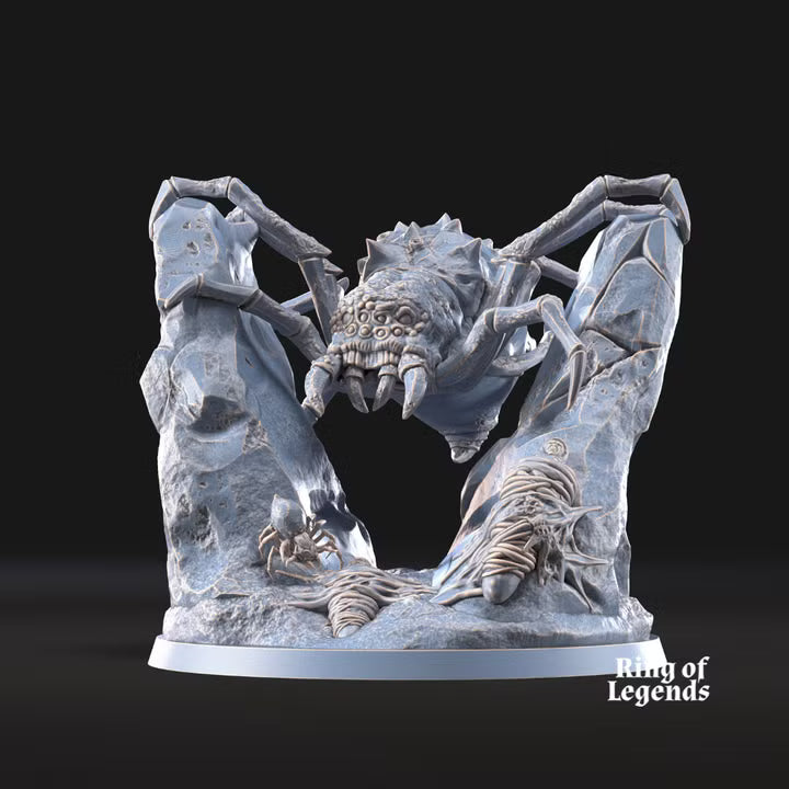 Arachnazul Queen of the deep spiders  – 28mm Fantasy Resin Model by Davale Games