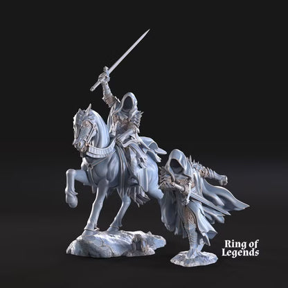Wraith King foot and mounted version 1