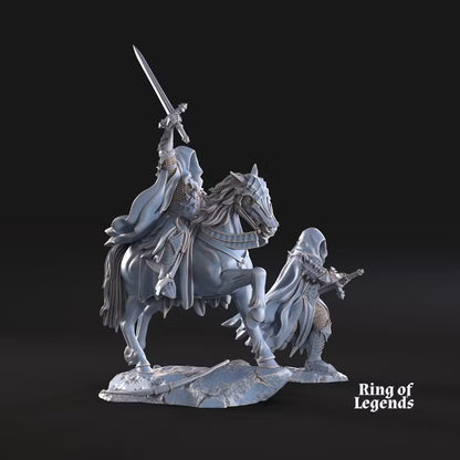 Wraith King foot and mounted version 1