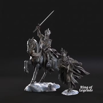 Wraith King foot and mounted version 2 with helmet