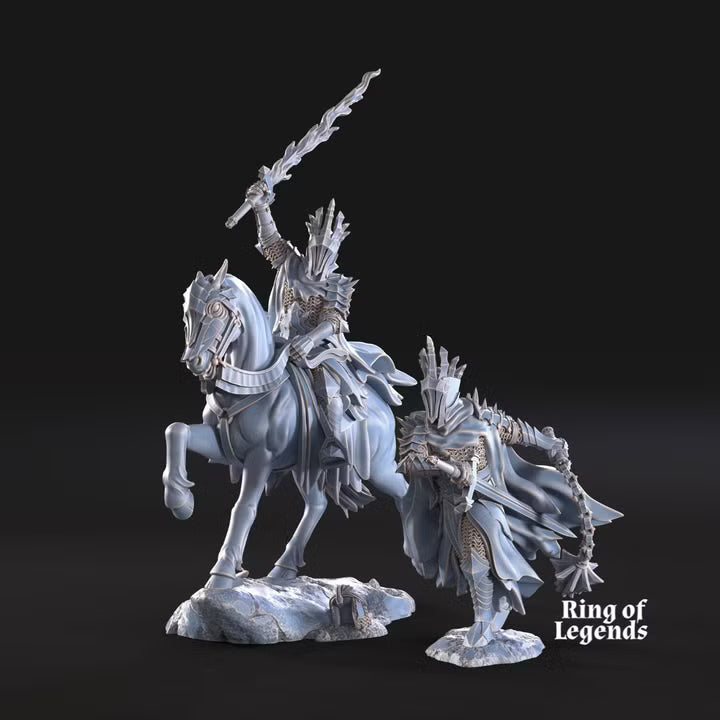 Wraith King foot and mounted version 2 with helmet
