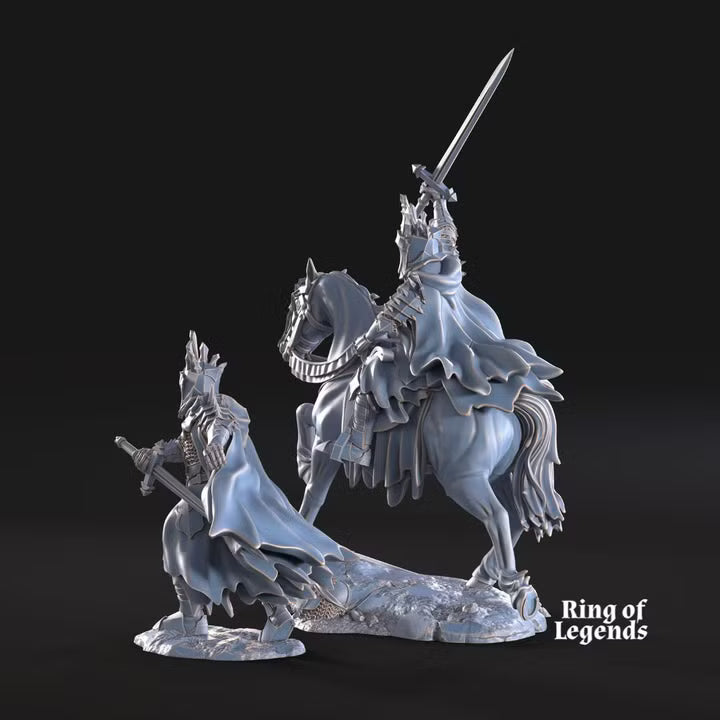 Wraith King foot and mounted version 2 with helmet