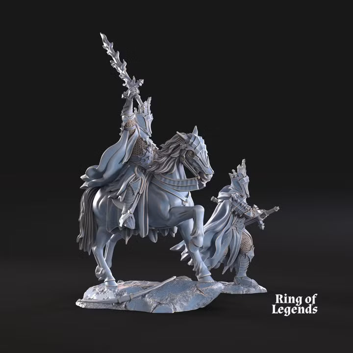 Wraith King foot and mounted version 2 with helmet