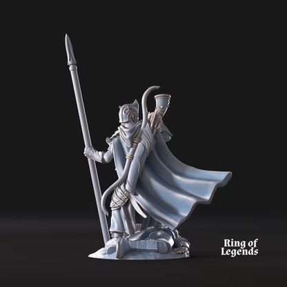 Galanthir warrior with horn and spear