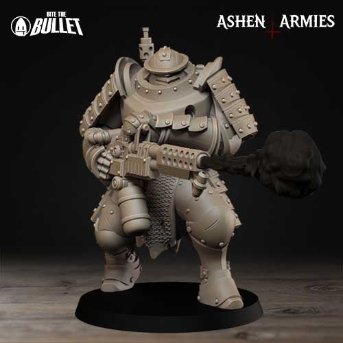 Holy Shogunate Heavy Infantry with flamethrower