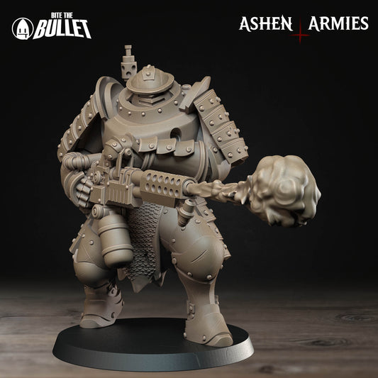 Holy Shogunate Heavy Infantry with flamethrower