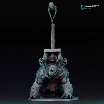 Catapult War Beast - 28mm Tabletop Miniature