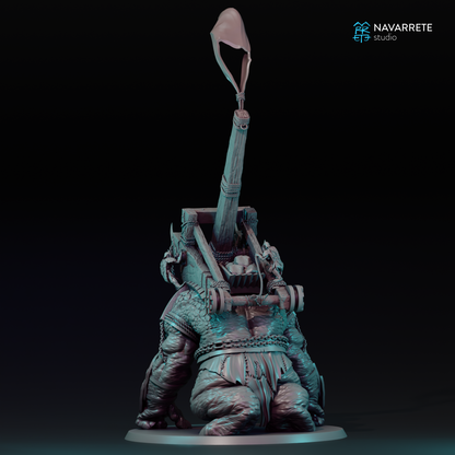 Catapult War Beast - 28mm Tabletop Miniature
