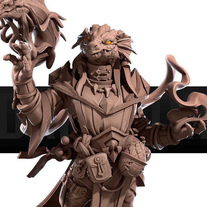 Dragonborn Wizard – Parabellum Miniatures