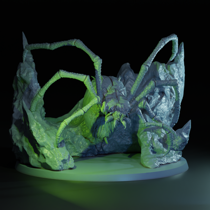 Spider Queen Miniature – 28mm Fantasy Resin Model by Navarette Studios