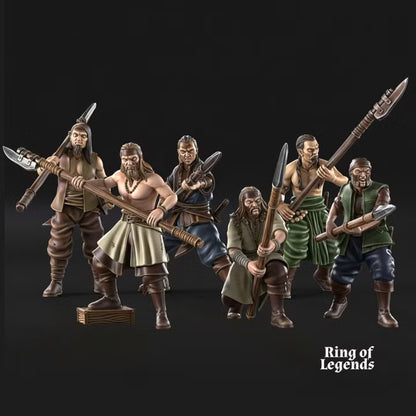 Pirates with spears