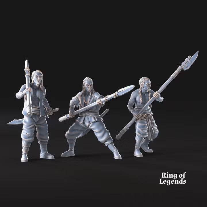 Pirates with spears