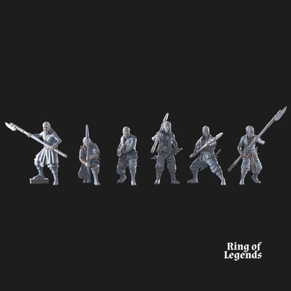 Pirates with spears