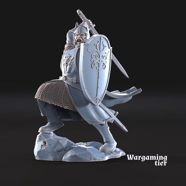 6x High Human warriors with sword and shield