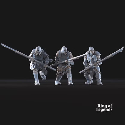 6x Morlok Warriors with spear