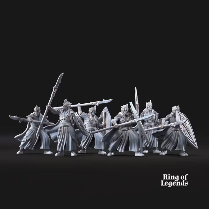 Galanthir spearmen with optional shields