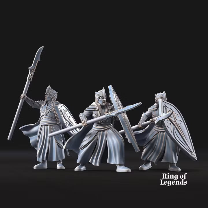 Galanthir spearmen with optional shields