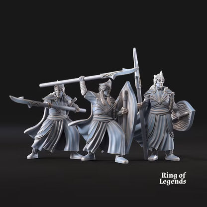 Galanthir spearmen with optional shields
