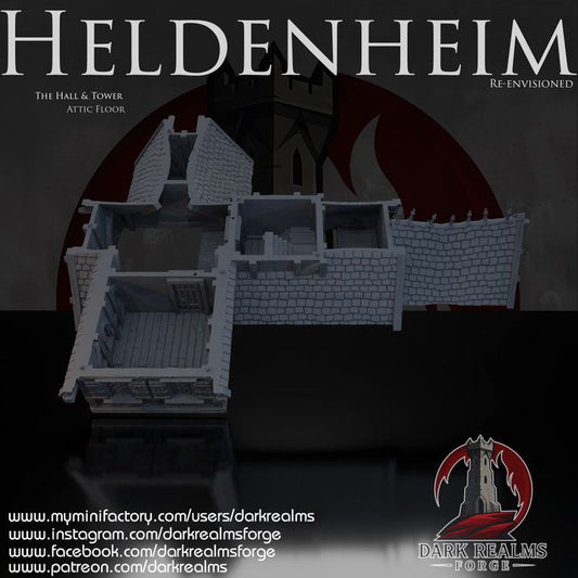 New Heldenheim Hall and tower