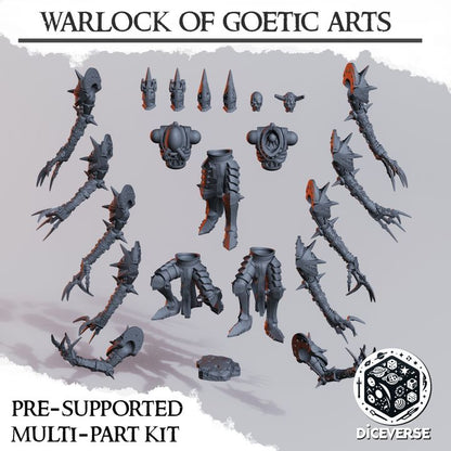 warlock of goetic arts -components