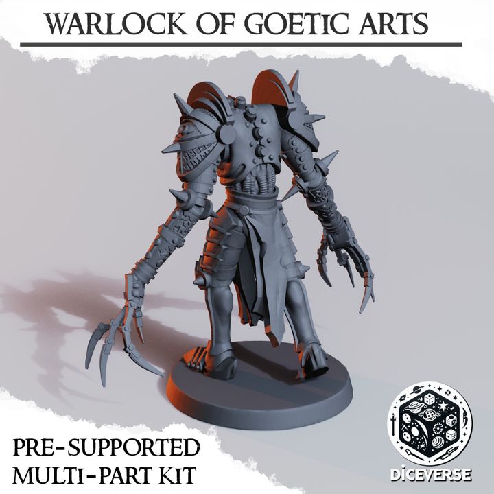 warlock of goetic arts - rear