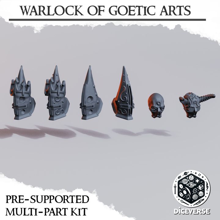 warlock of goetic arts - heads