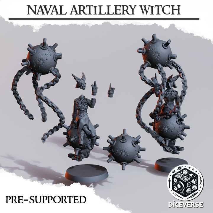 naval artillery witch assembly
