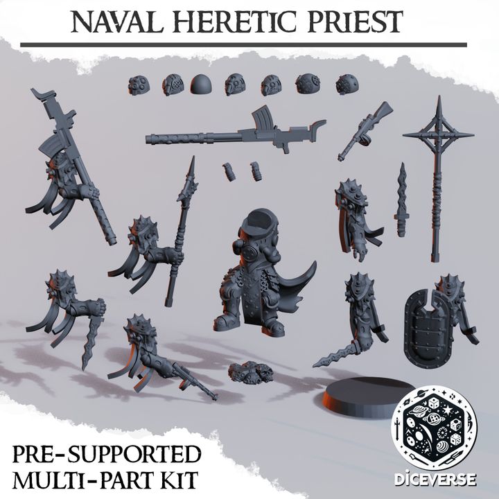 naval heretic priests - pieces