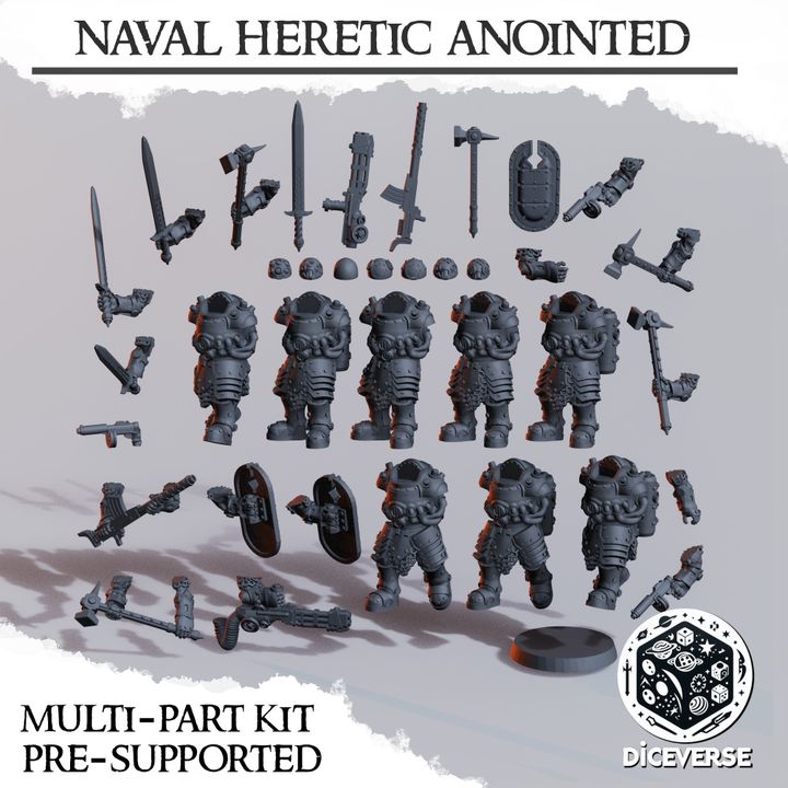naval heretic anointed parts