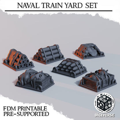 naval yard boxes and bundles