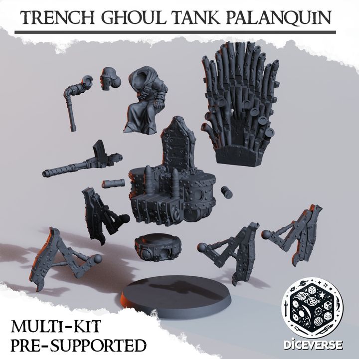 Trench Ghoul Tank Palanquin - parts