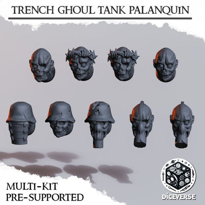 Trench Ghoul Tank Palanquin - heads