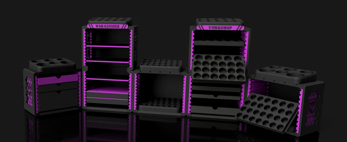 War-Ganizer Workshop – Modular Rack Frame Only