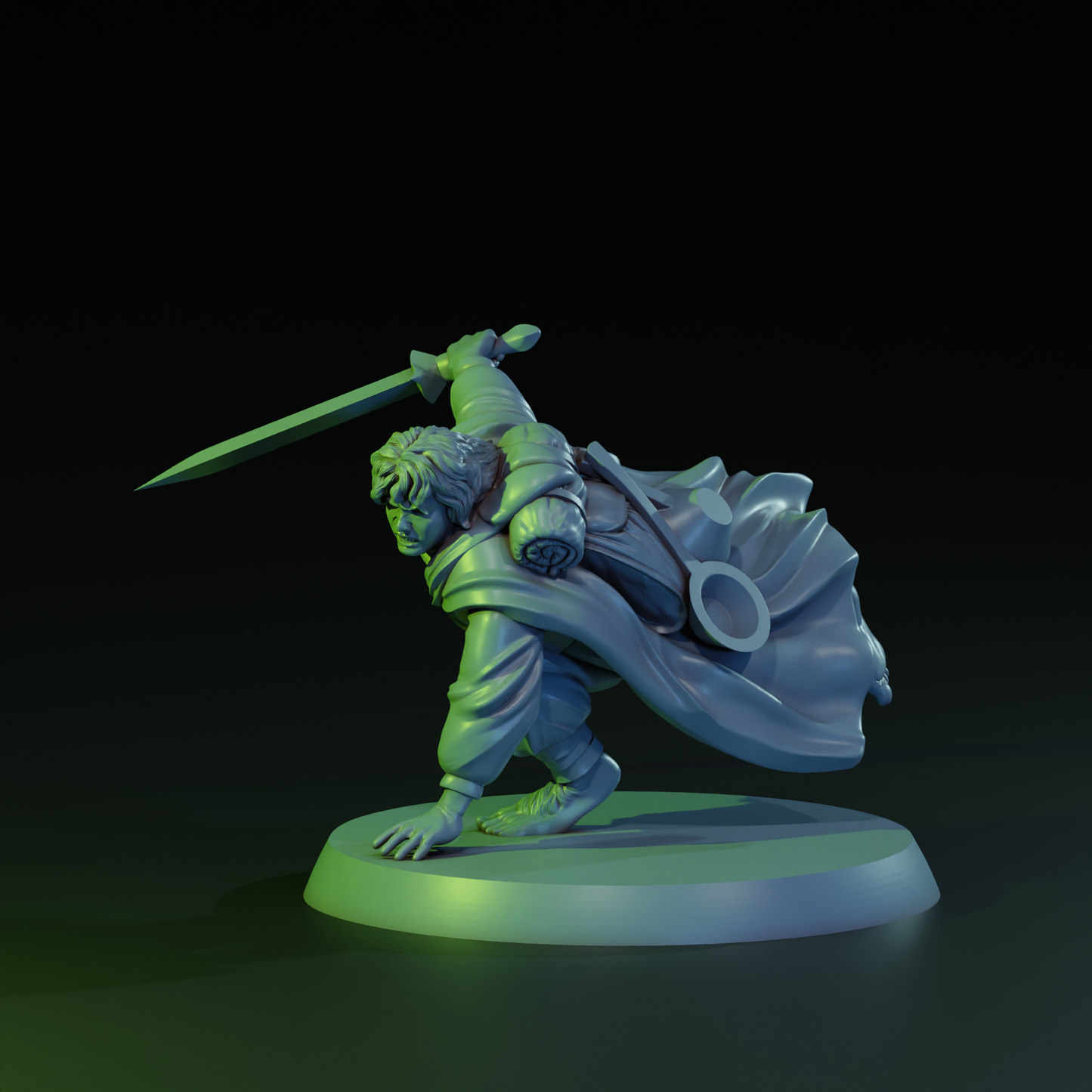 Samrick Ironwill – 28mm Fantasy Resin Model by Navarette Studios